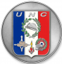 Médaille UNC sur chevalet tricolore